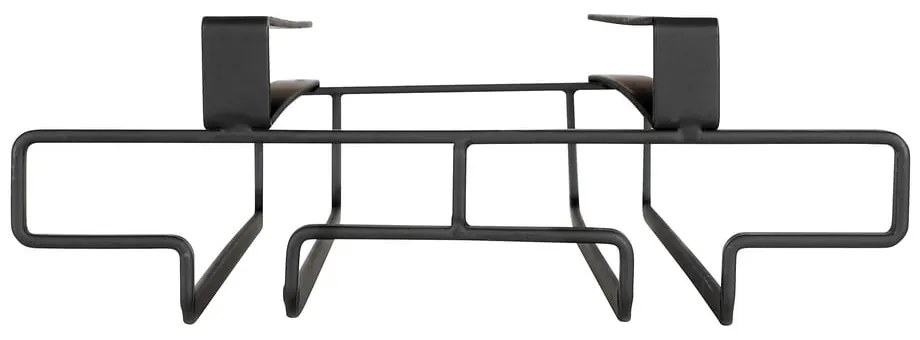 Suport sub raft pentru pahare Wenko, negru