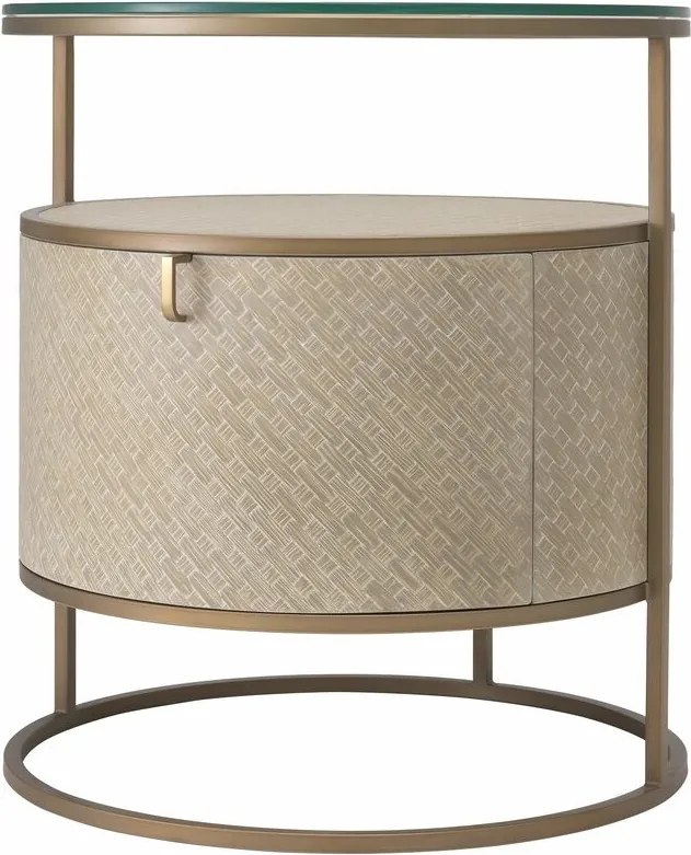 Noptiera/ Masuta laterala design LUX Napa Valley stejar albit 114776 HZ