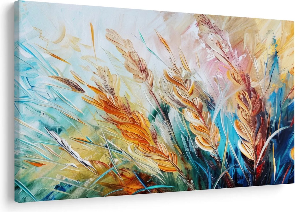 Tablou - Grâu, abstracție (90x60 cm)