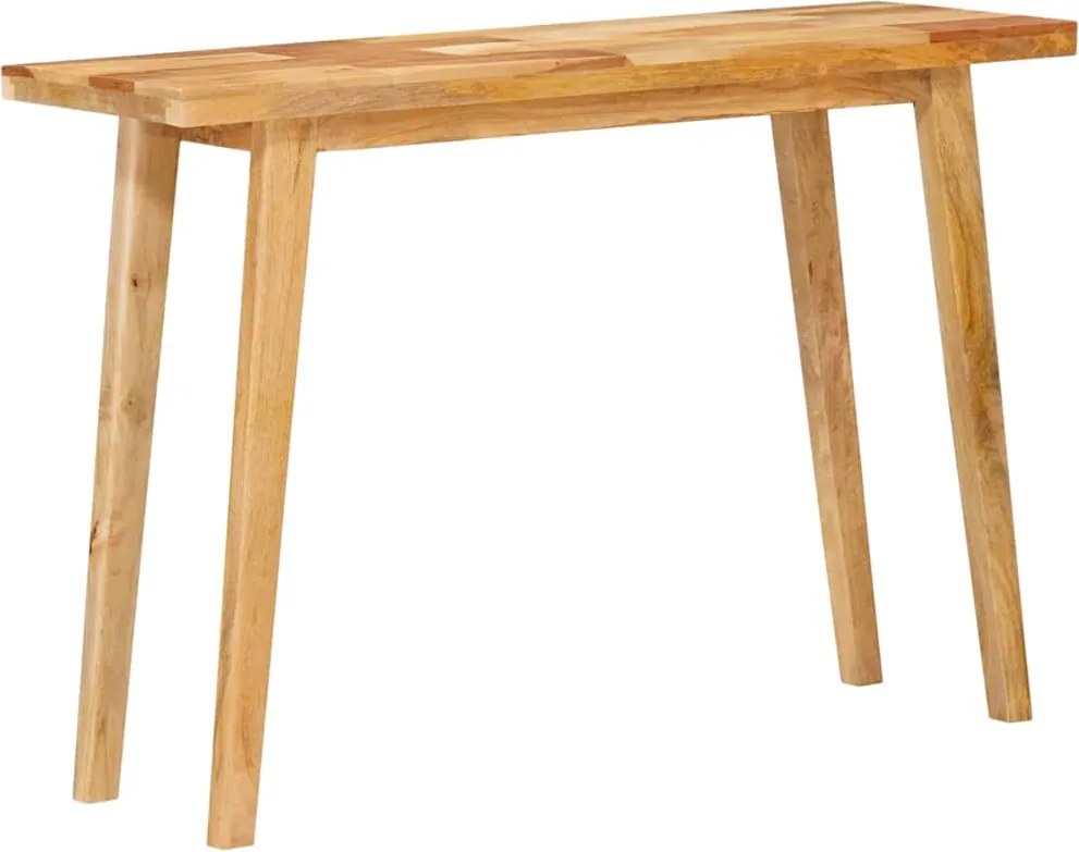 vidaXL Masă de dining natural 100 x 35 x 75 cm Lemn de mango solid