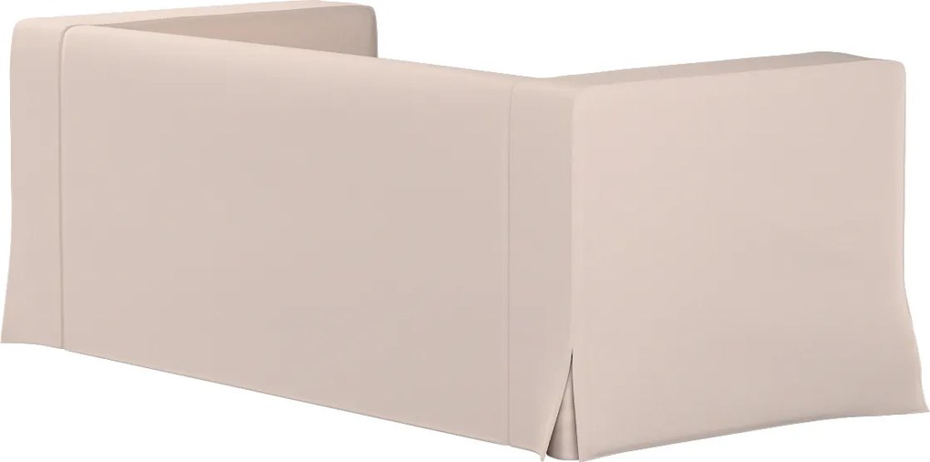 Husă canapea Klippan cu 2 locuri, lungă, cu pliuri contrastante