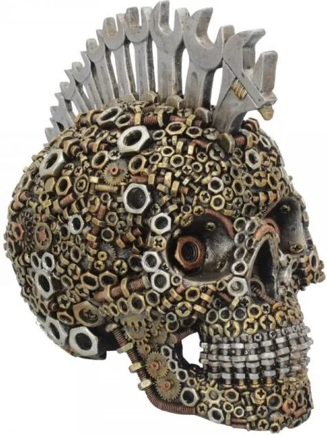 Statueta craniu Minte Mecanica 21 cm