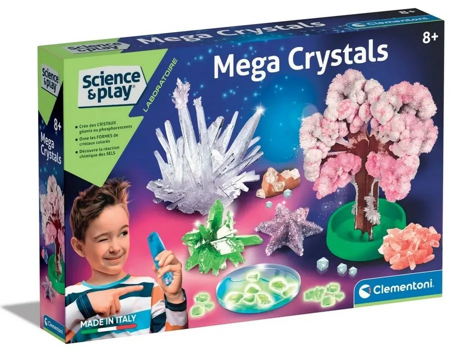 Clementoni SCIENCE - MEGA Cristale fluorescente