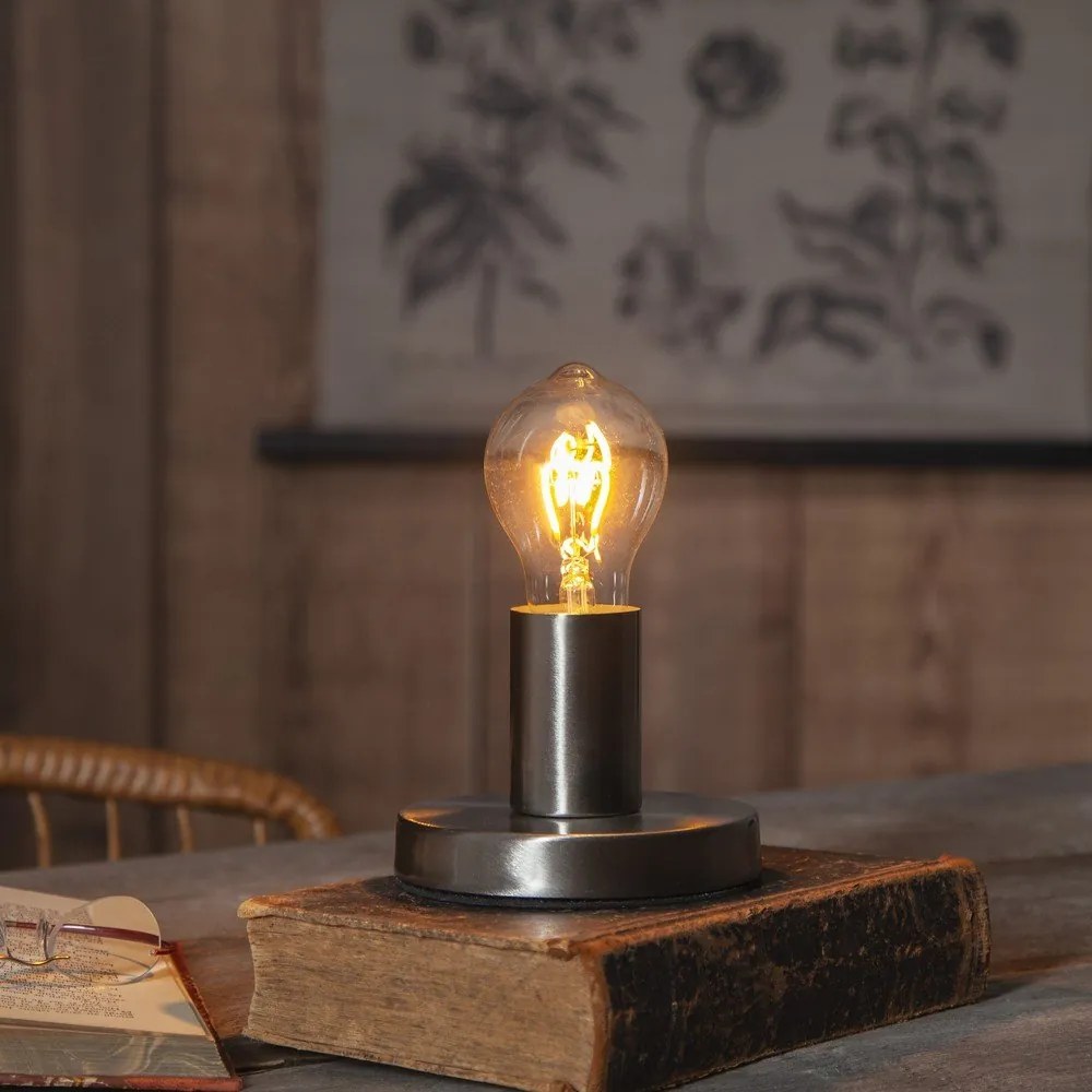 Bec LED/cu filament E27, cu lumină caldă și intensitate reglabilă 4 W Spiral Filament – Star Trading