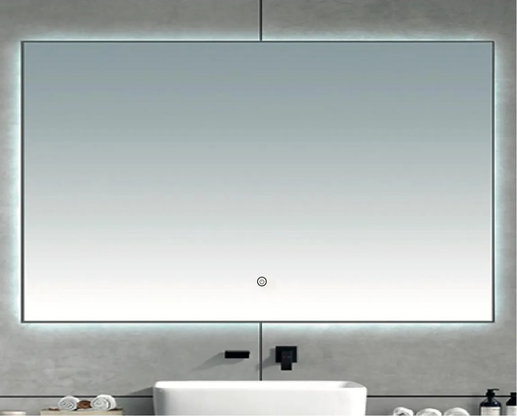 Brilagi - Oglindă LED pentru baie DESIO, 30W/230V, 60x90 cm, IP44, CRI 90, cu dimmer + CCT