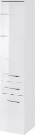 Dulap baie inalt 2 usi si 1 sertar, Active, l35xA33xH170 cm