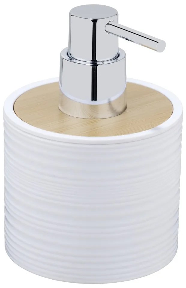 Dozator de săpun lichid alb din plastic 350 ml Lyon – Allstar