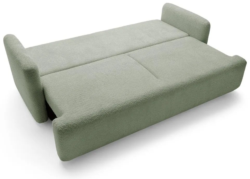 Canapea trei locuri Linaki (verde marin + negru). 1099119