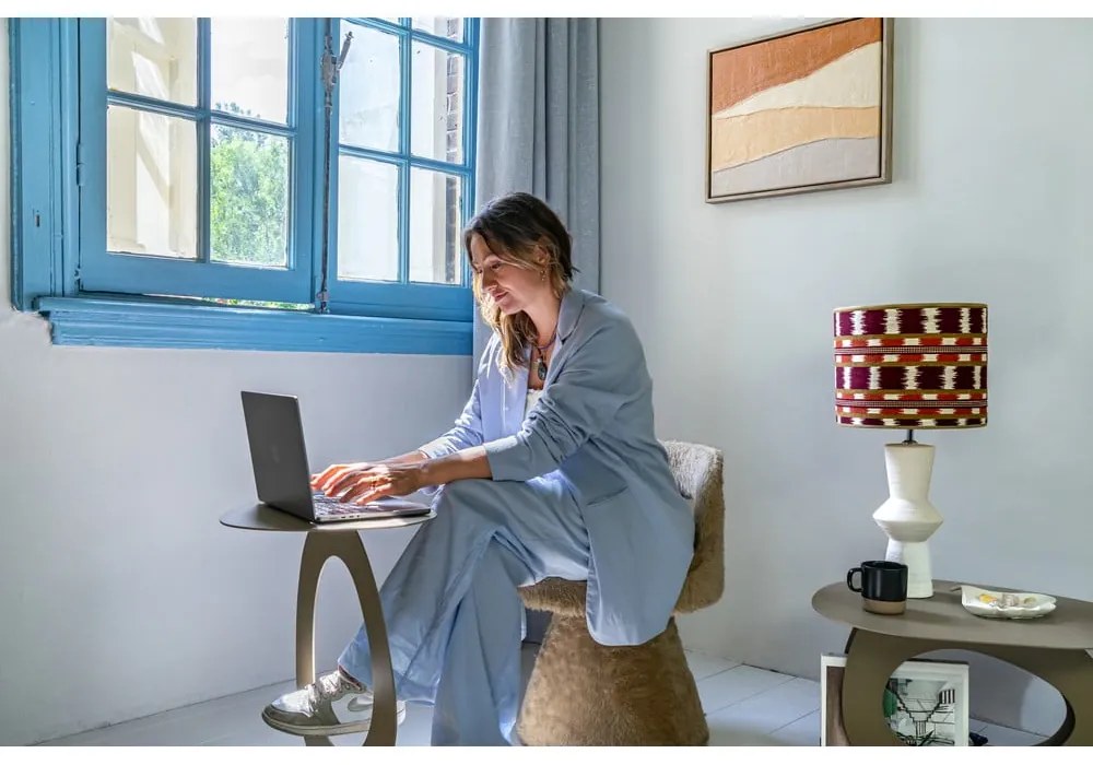 Măsuță auxiliară din metal 39x46 cm Alto – Spinder Design