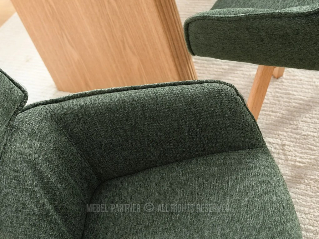 Scaun Doris (verde + stejar). 1111034