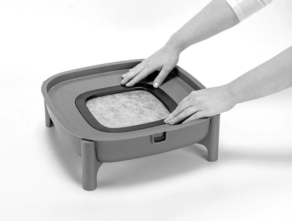 Coș pentru compost gri 30 l Urbalive – Plastia