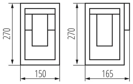 Aplică de exterior Kanlux 34981 VIMO 1xE27/15W/230V IP44 cupru