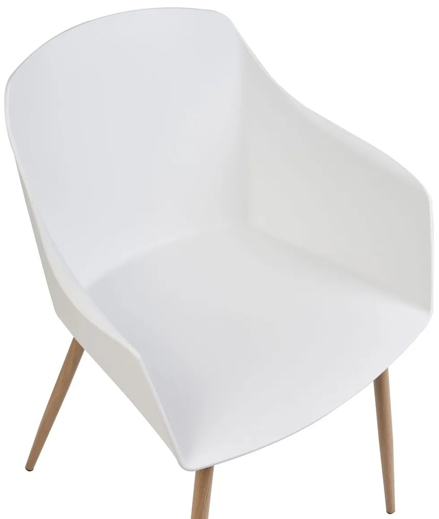 Set 2 buc scaune sufragerie Fonza (alb). 1080361