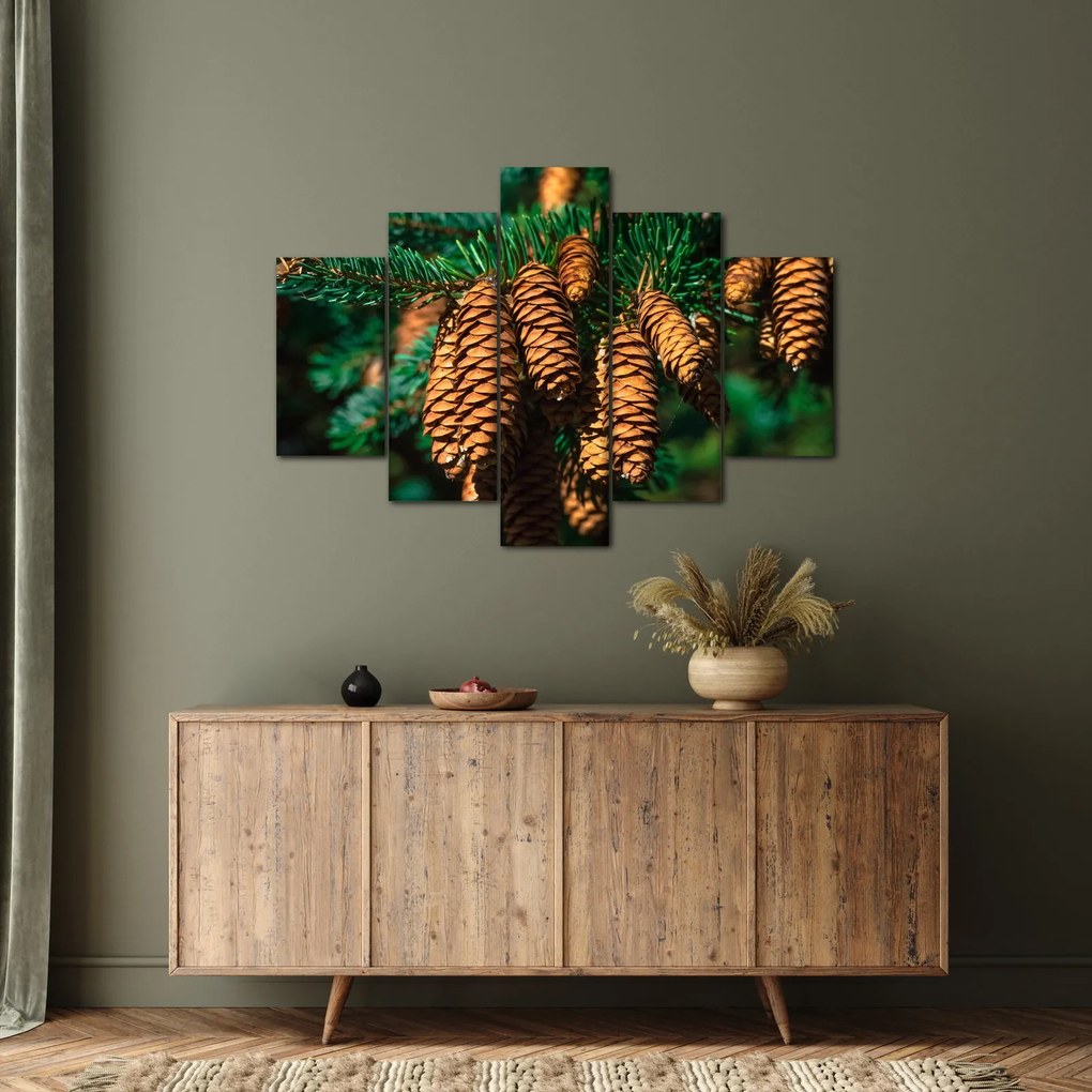 Tablou cu con de brad (150x105 cm)