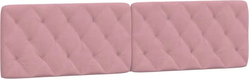 vidaXL Pernă tăblie de pat, roz, 200 cm, catifea