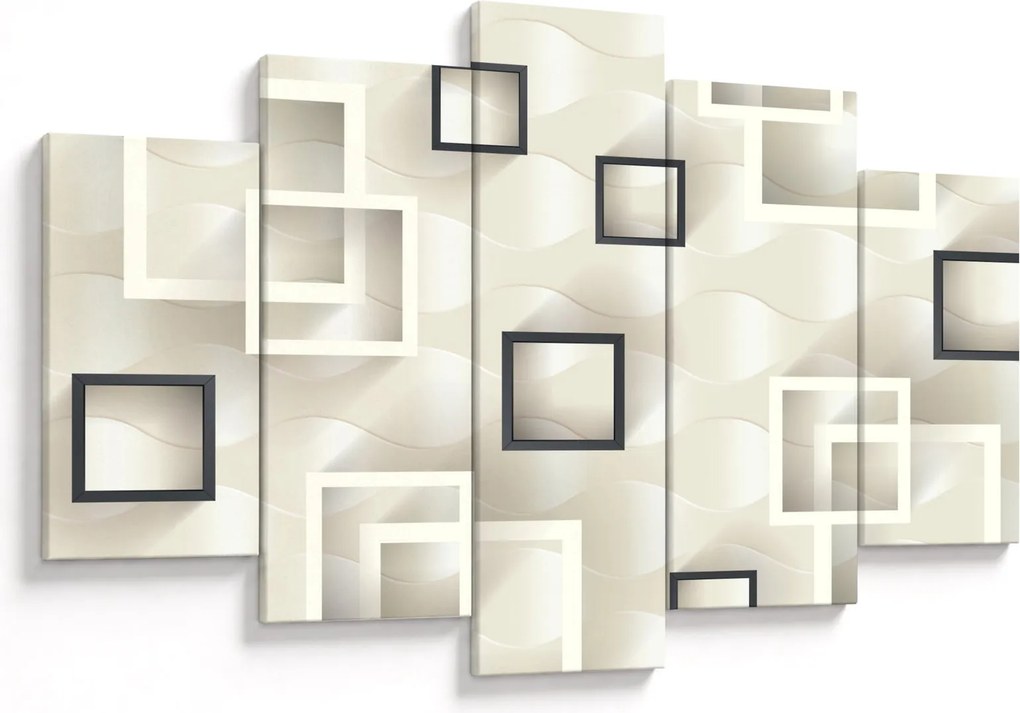 Tablou geometric abstract (150x105 cm)