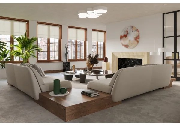 Plafonieră ARENA 45 3xE27/60W/230V alb