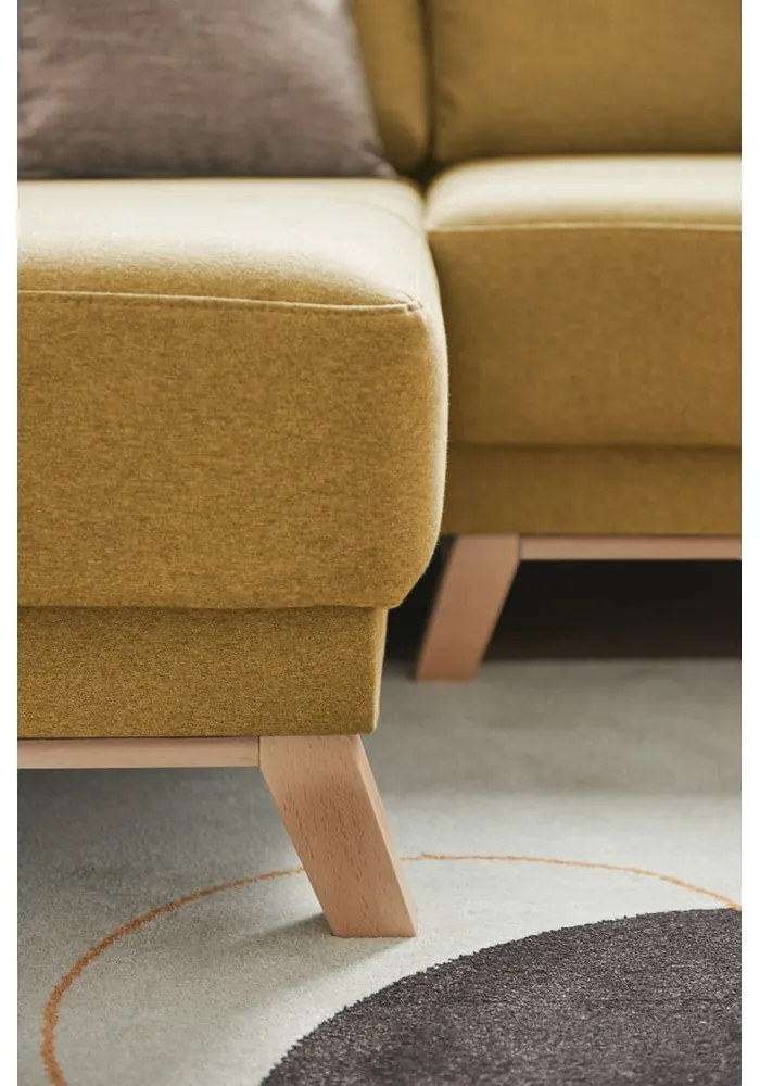 Colțar extensibilvariabil galben Pop - Bonami Selection