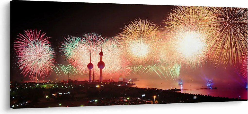 Tablou cu artificii (120x50 cm)