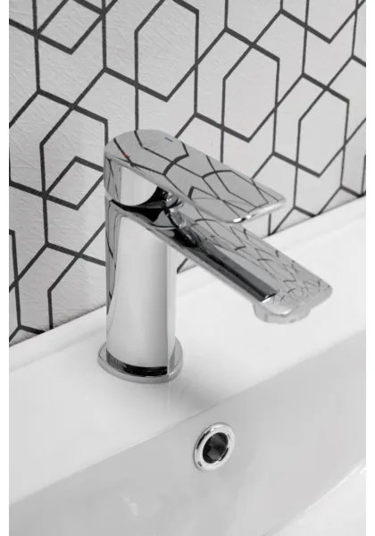 Baterie de lavoar + ventil KFA Armatura 4422-815-00 AGAT 15,2 cm alamă