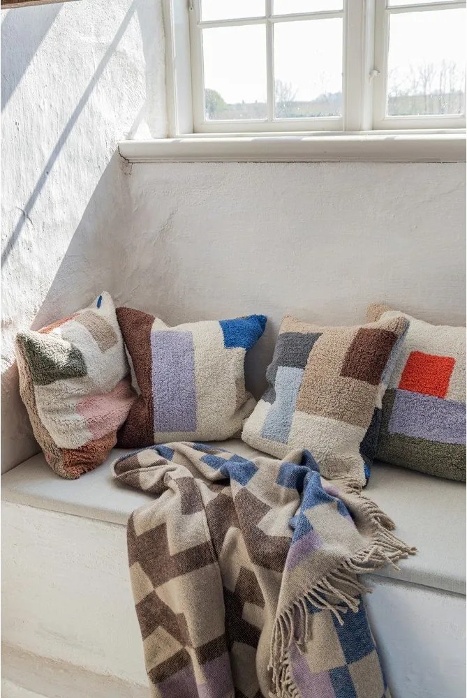 Față de pernă din bumbac 50x50 cm Brick – Mette Ditmer Denmark