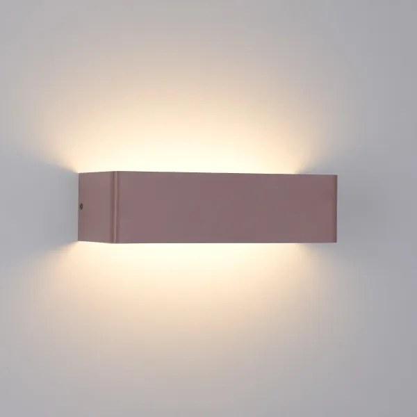 Brilagi - Lampă de perete LED pentru exterior DONNANI LED/12W/230V 30 cm maro IP44
