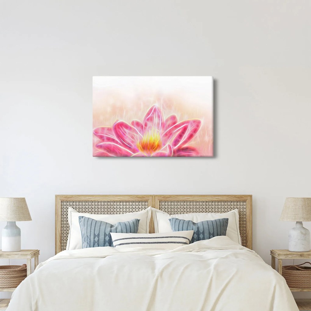 Tablou - Floare de lotus (90x60 cm)
