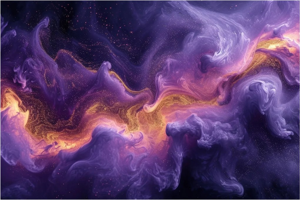 Tablou - Nebuloasa purpurie (90x60 cm)