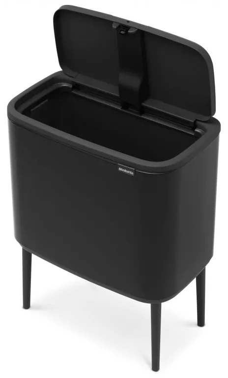 Brabantia Bo Touch 651106 Boklok de 36 de litri, 36 l, preparare lină și silențioasă, deschidere Golam, negru