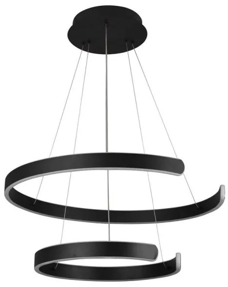 Lustră LED dimabilă pe cablu LED/120W/230V 3000-6500K + telecomandă