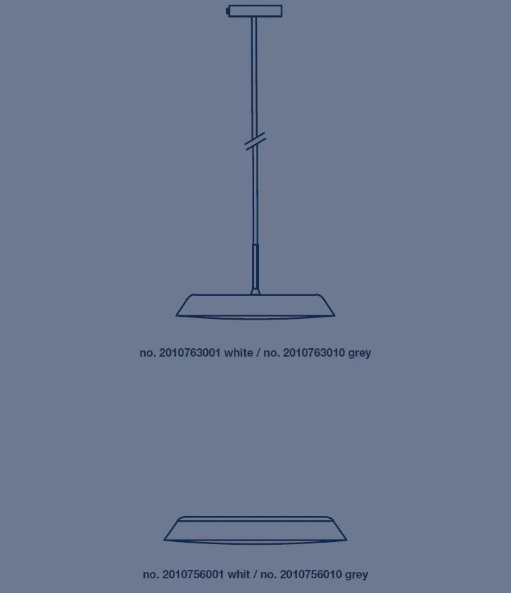 Lustra LED suspendata design modern minimalist Piso alb 2010763001 NL