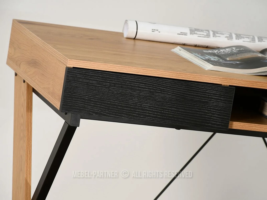 Masă PC Hilly (stejar negru). 1109765