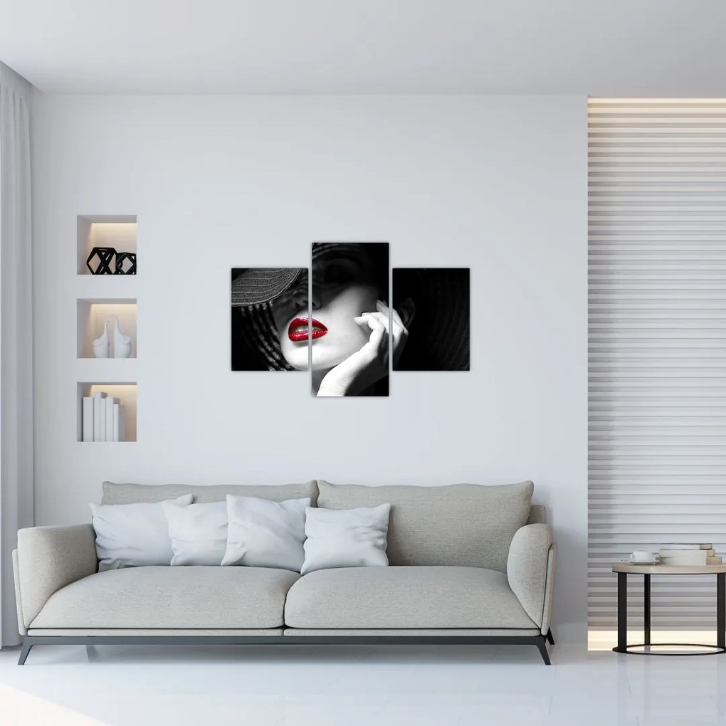 Tablou - Femeie cu pălărie (90x60 cm)