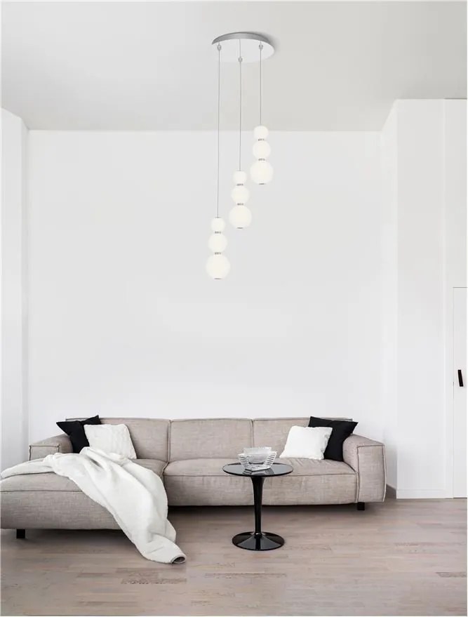 Lustra LED suspendata design modern PERLA
