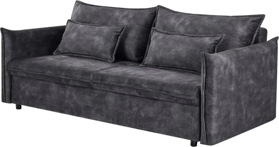 Canapea extensibila, Catifea Gri APARTMENT 215cm