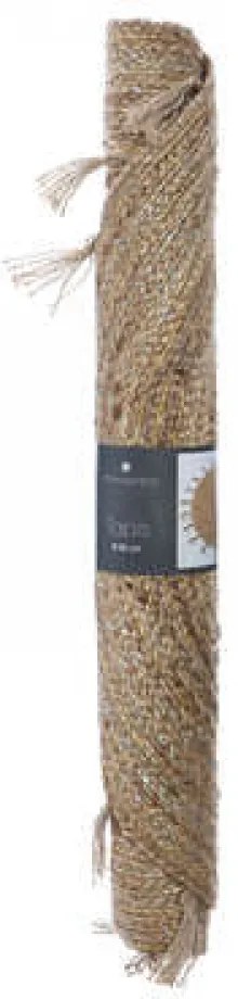 Covor rotund din iuta COSY LUREX 80 cm