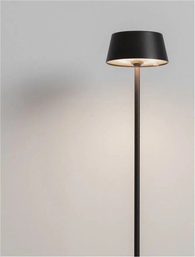 Lampadar/Lampa de podea LED portabila exterior IP54 PERSEA negru
