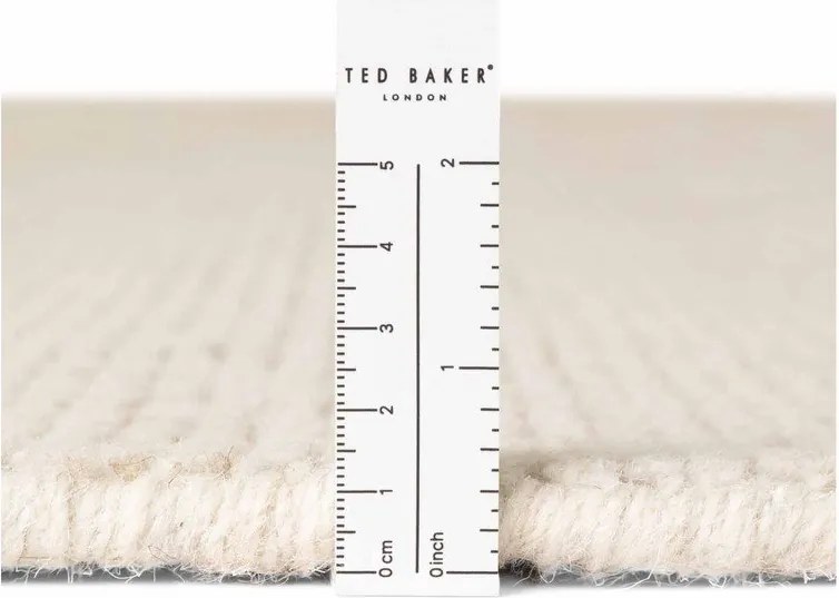 Covor crem țesut manual din lână 160x230 cm Greenwich – Ted Baker