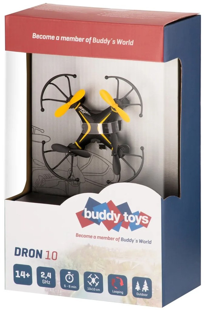 Buddy Toys BRQ 111 Dronă 11, 10 x 10 x 3 cm