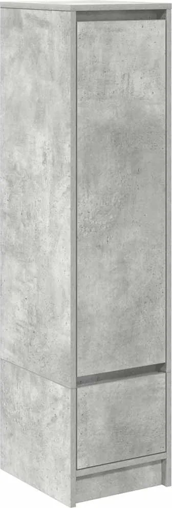 vidaXL Dulapuri gri beton 29,5x34x119,5 cm Lemn prelucrat