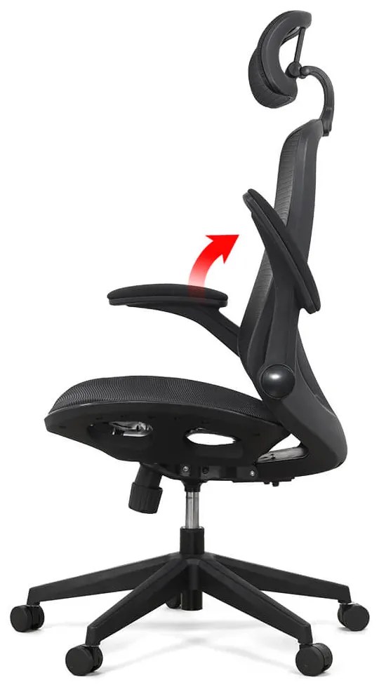 Scaun ergonomic SYYT 9509 negru, mesh complet și șezut reglabil