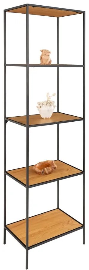 Bibliotecă cu aspect de lemn de stejar 51x170 cm Vita – House Nordic