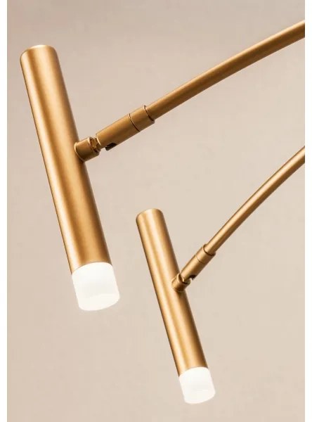 Redo 01-3448 - Lustru LED reglabil pe tijă RAYEN LED/60W/230V CRI 90 auriu