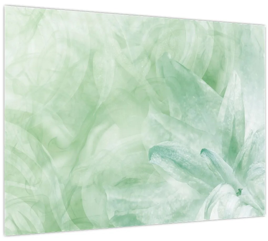 Tablou - Floare verde (70x50 cm)