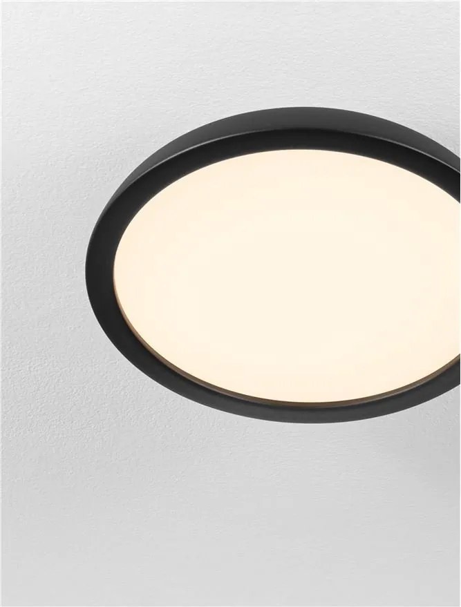 Lustra LED aplicata stil modern FELICIA negru 45cm