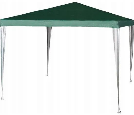 Pavilion pentru gradina/terasa, cadru metalic, verde, 3x3 m, Emilia