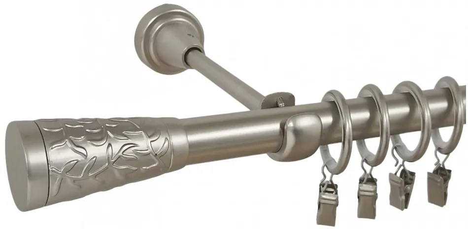 Galerie simpla SEVILLA /19 - CROM MAT (Alege marime: 360 cm)