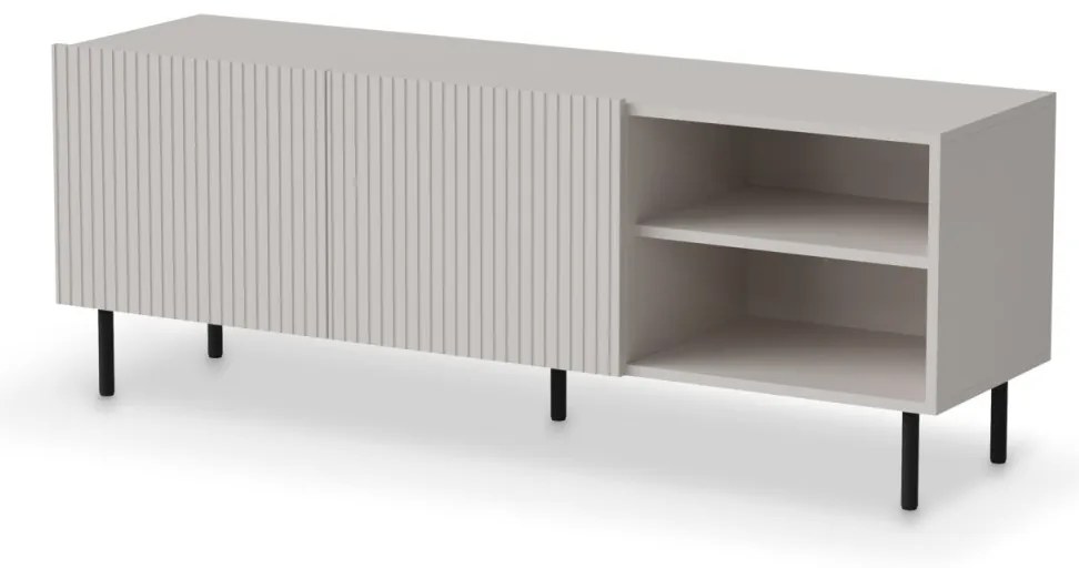Comoda TV Paxos RTV-1 casmir/negru L150 cm