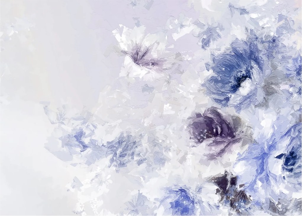 Tablou - Flori,pictură texturată (70x50 cm)