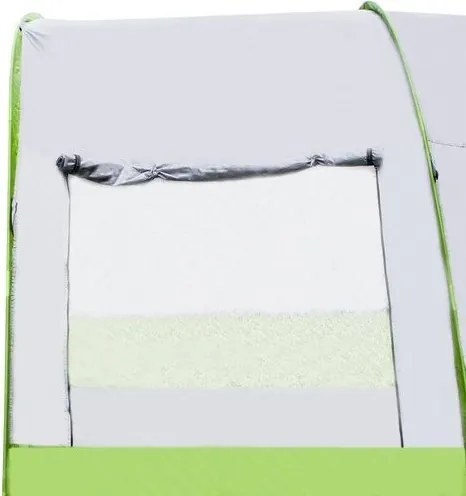 Cort verde iglu de camping pentru 6-8 persoane, cu un hol mare